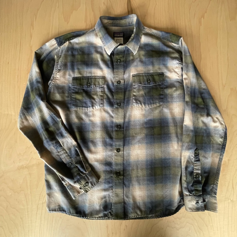 Men’s Patagonia Plaid Long Sieve Shirt